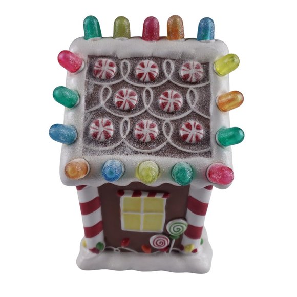 2008 Hallmark Gingerbread Gumdrop House Nutcracker Suite Ceramic Musical Lights - Picture 6 of 12